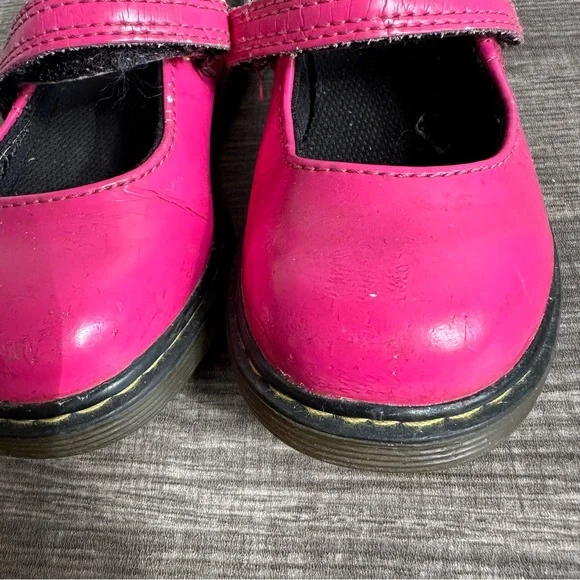 Dr. Martens TULLY Girls Pink Mary Jane Shoes Toddler Size 8 - Picture 3 of 8